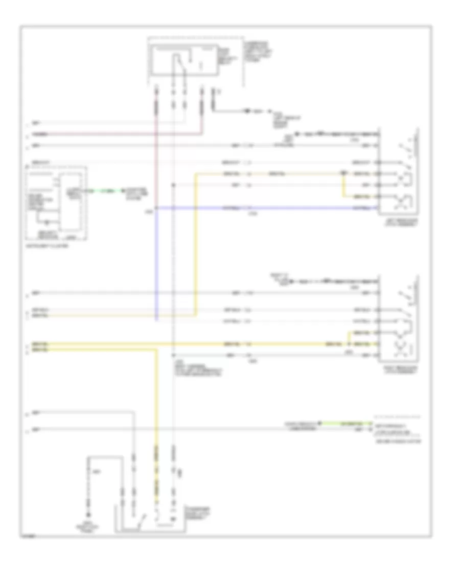Forced Entry Wiring Diagram 2 of 2 for Chevrolet Sonic LT 2012