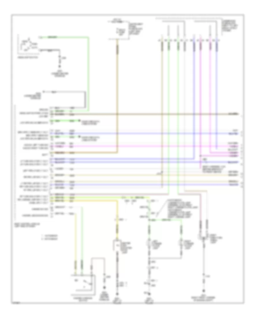 Exterior Lamps Wiring Diagram 1 of 2 for Chevrolet Sonic LT 2012