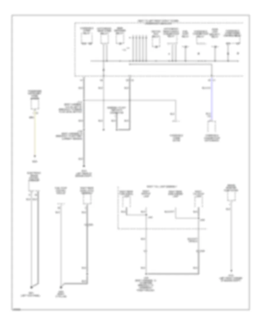 Ground Distribution Wiring Diagram (5 of 5) for Chevrolet Sonic LT 2012