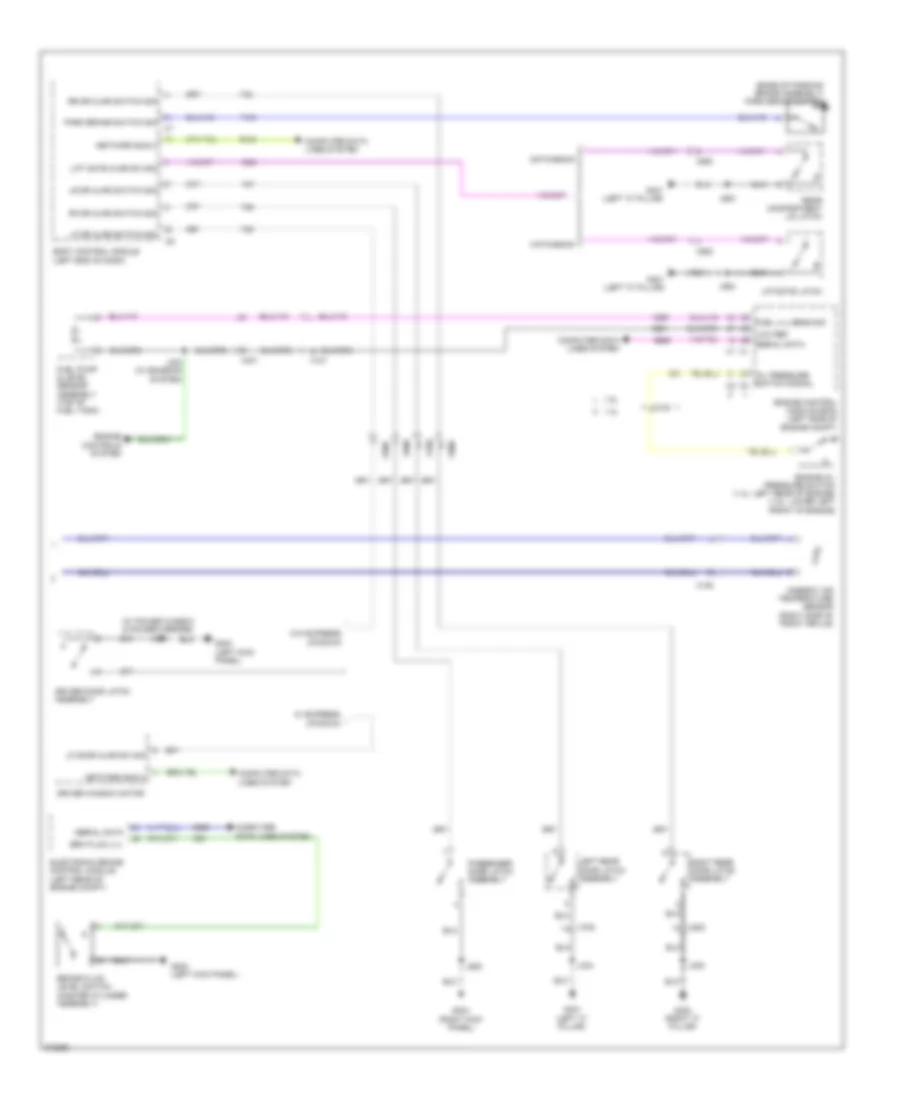 Instrument Cluster Wiring Diagram (2 of 2) for Chevrolet Sonic LT 2012