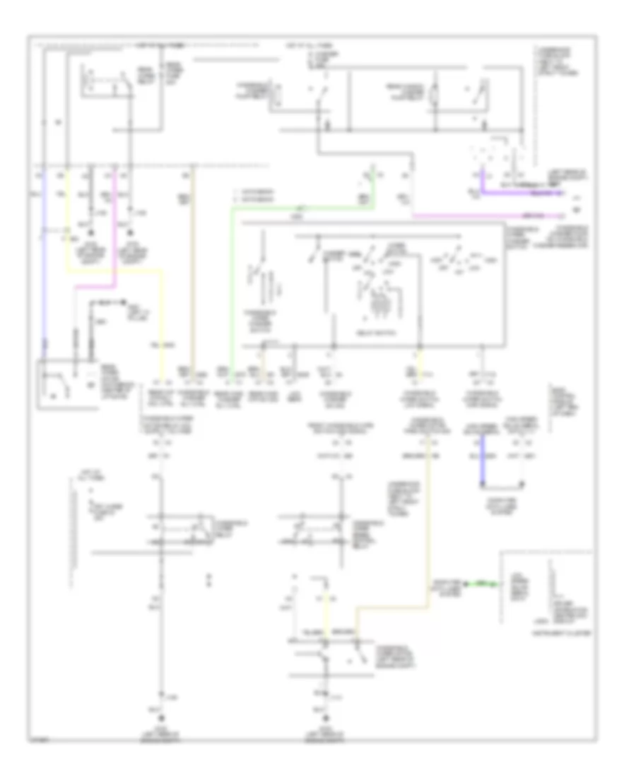 Wiper Washer Wiring Diagram for Chevrolet Sonic LT 2012