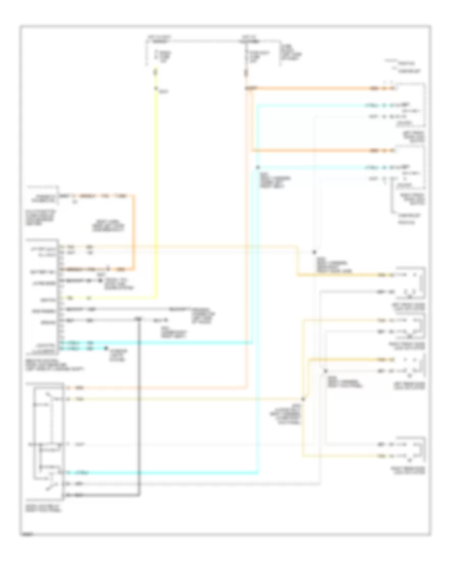 Keyless Entry Wiring Diagram for Chevrolet Cavalier RS 1997