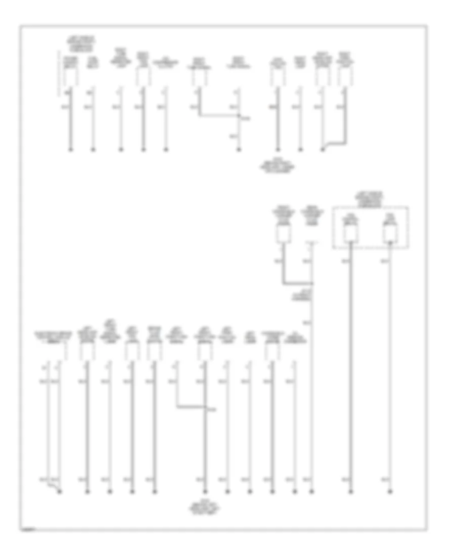 Ground Distribution Wiring Diagram (3 of 3) for Chevrolet Aveo LT 2006
