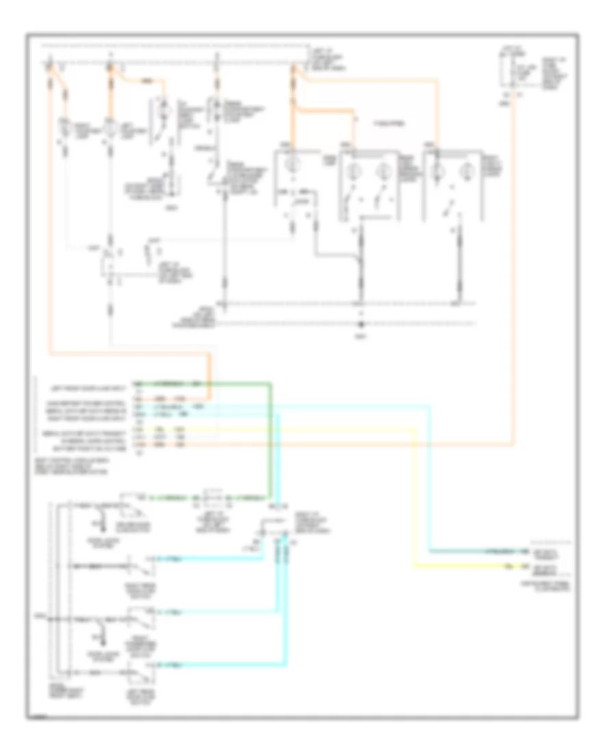 Courtesy Lamps Wiring Diagram for Chevrolet Classic 2005