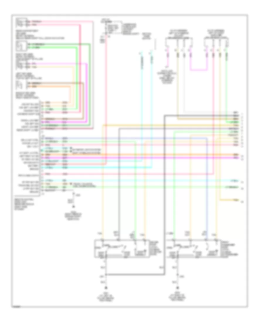 Forced Entry Wiring Diagram 1 of 2 for Chevrolet Corvette ZR 1 2009