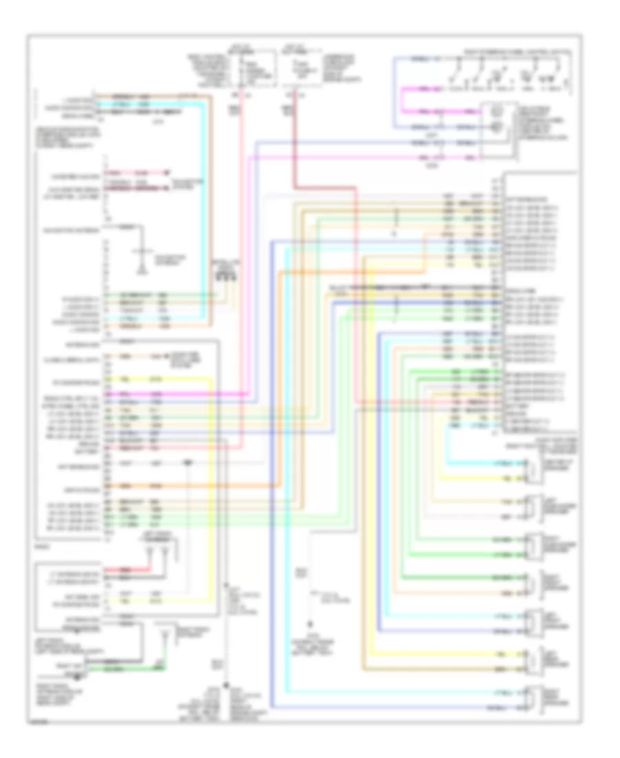 Base Radio Wiring Diagram Early Production for Chevrolet Corvette ZR 1 2009