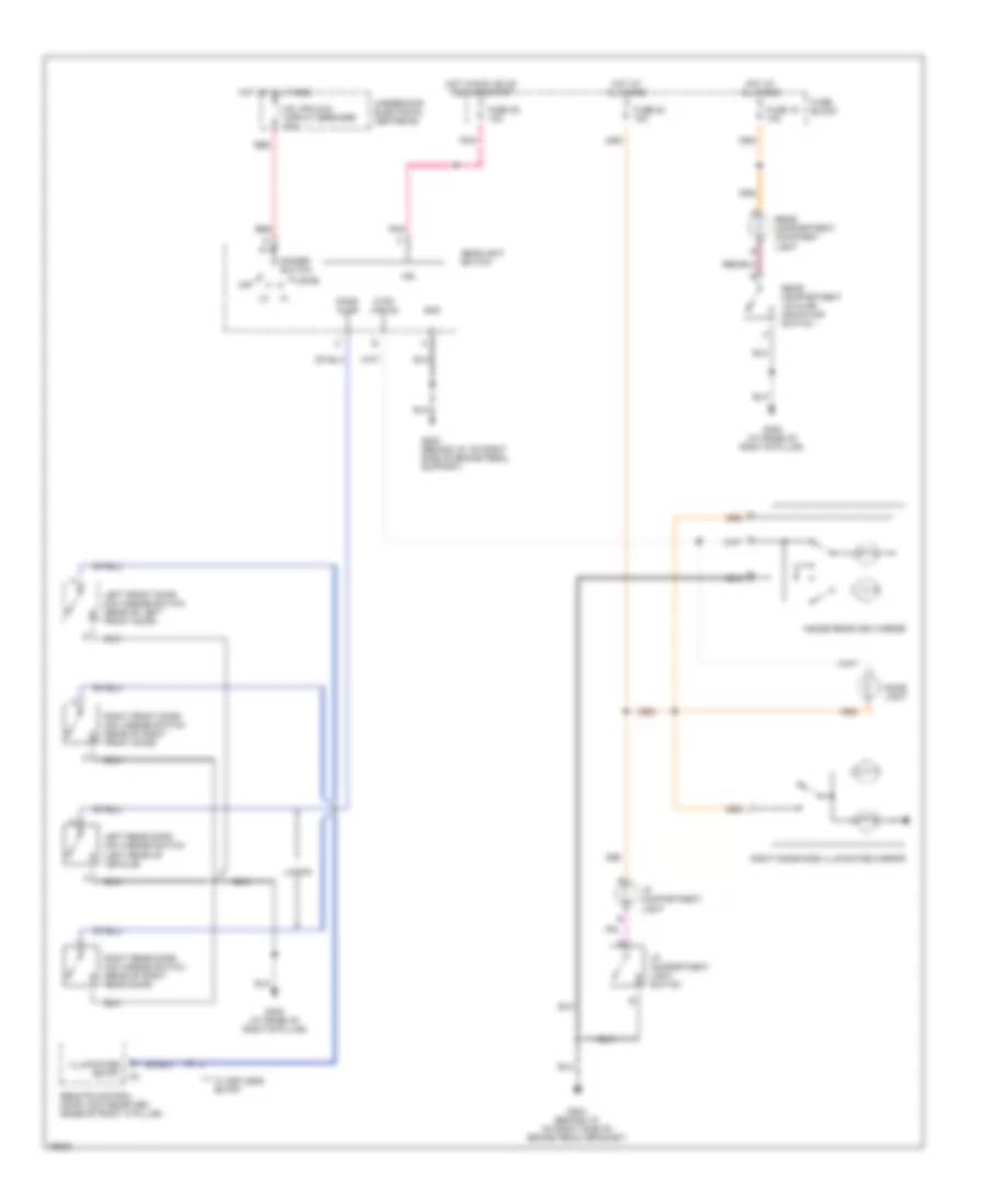 Courtesy Lamps Wiring Diagram for Chevrolet Monte Carlo LS 1996