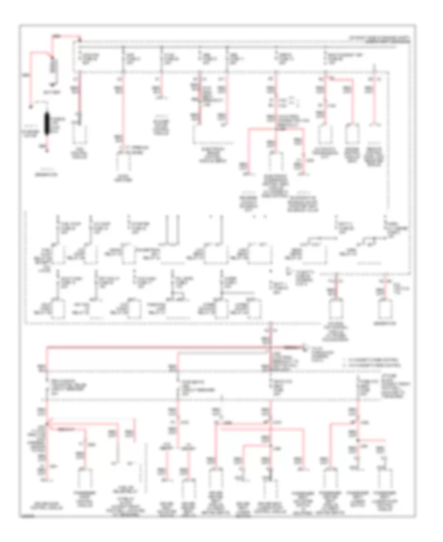 Power Distribution Wiring Diagram 1 of 4 for Chevrolet Corvette 427 2013