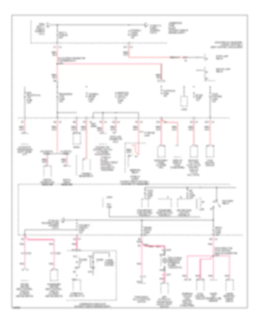 Power Distribution Wiring Diagram 2 of 4 for Chevrolet Corvette 427 2013