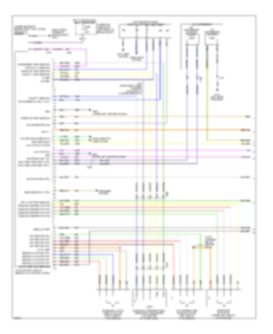 Automatic AC Wiring Diagram (1 of 3) for Chevrolet Cruze Eco 2014