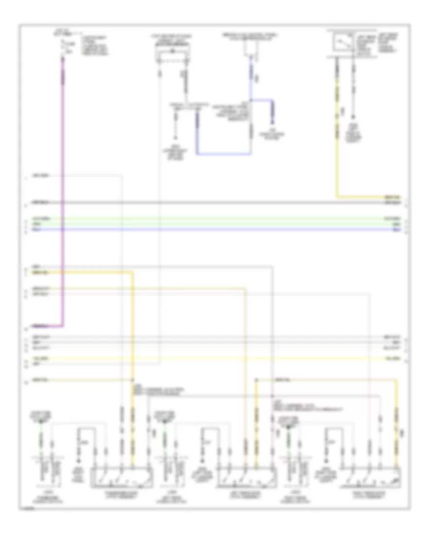 Forced Entry Wiring Diagram, with Passive Keyless Entry (2 of 3) for Chevrolet Cruze Eco 2014
