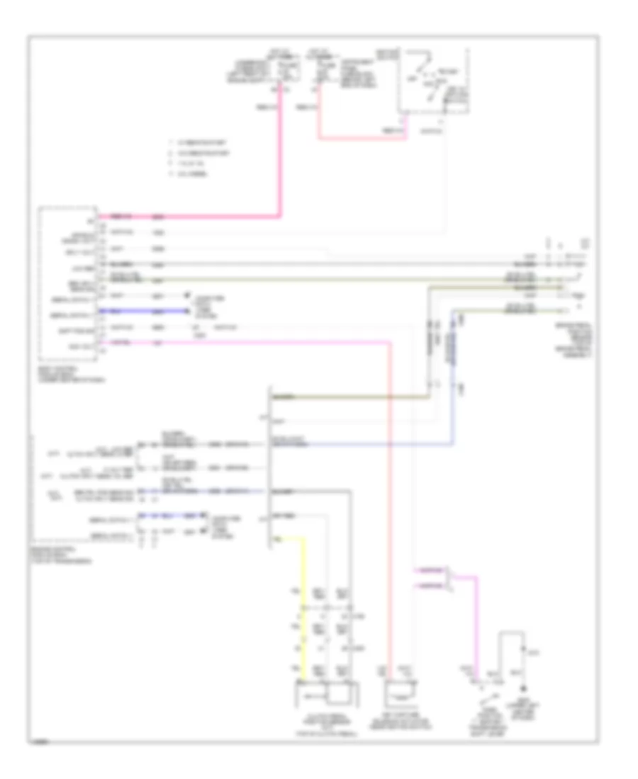 Ignition Lock Solenoid Wiring Diagram for Chevrolet Cruze Eco 2014
