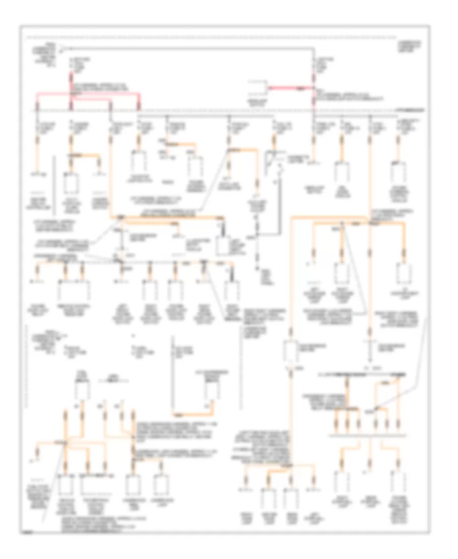 Power Distribution Wiring Diagram 2 of 4 for Chevrolet Chevy Van G1997 3500