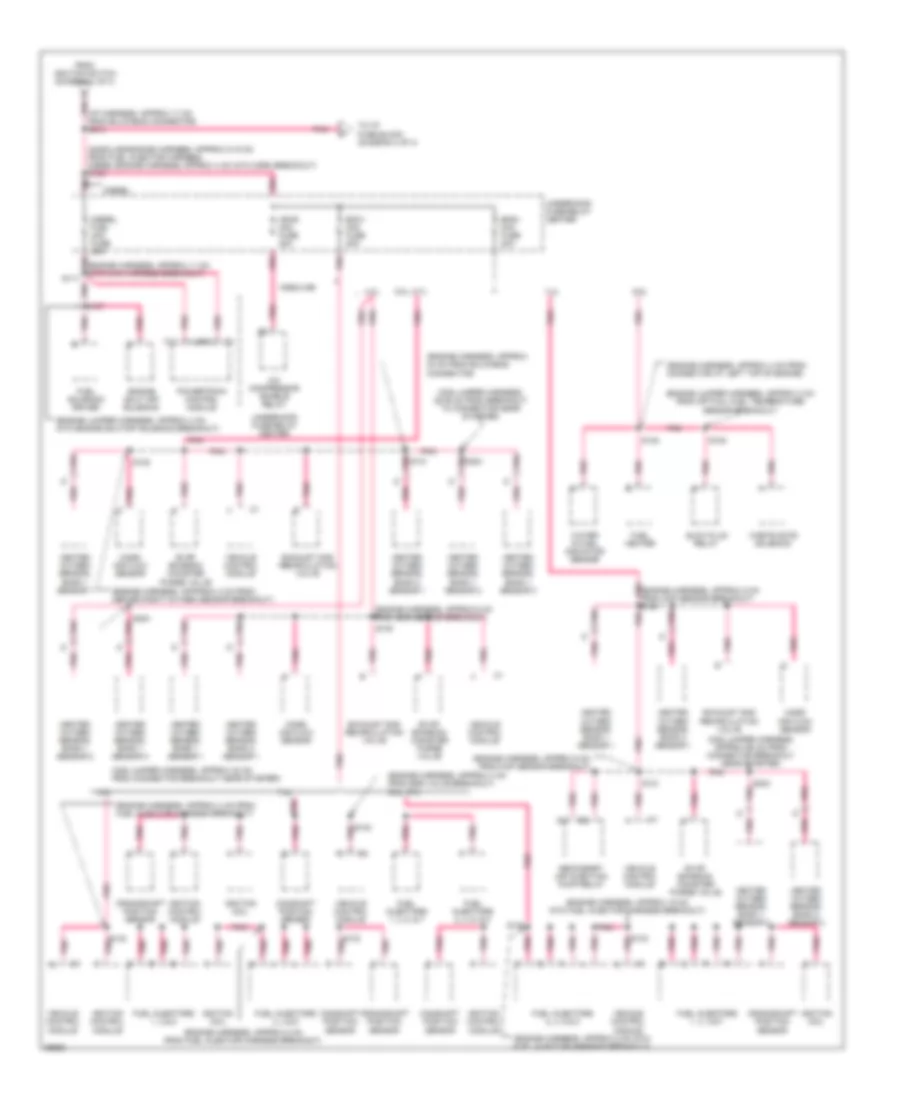 Power Distribution Wiring Diagram 3 of 4 for Chevrolet Chevy Van G1997 3500