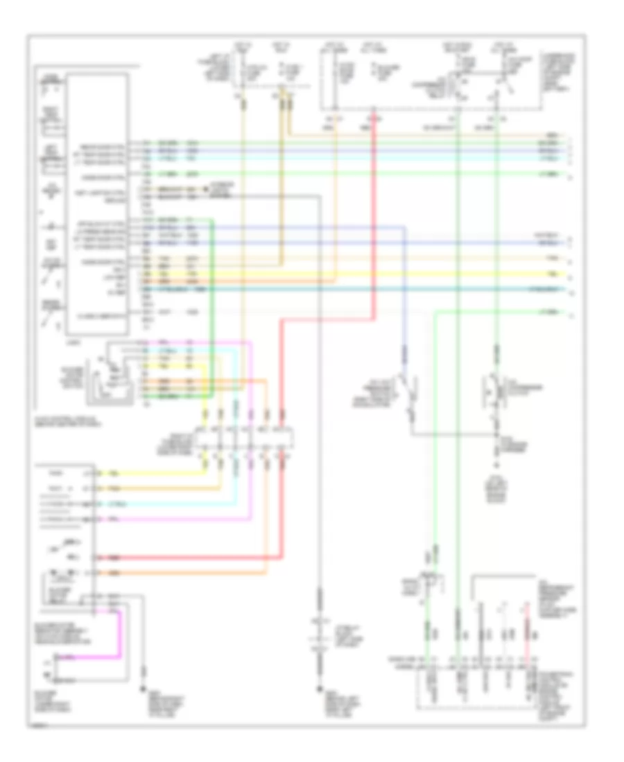 Manual AC Wiring Diagram (1 of 2) for Chevrolet Avalanche 1500 2003