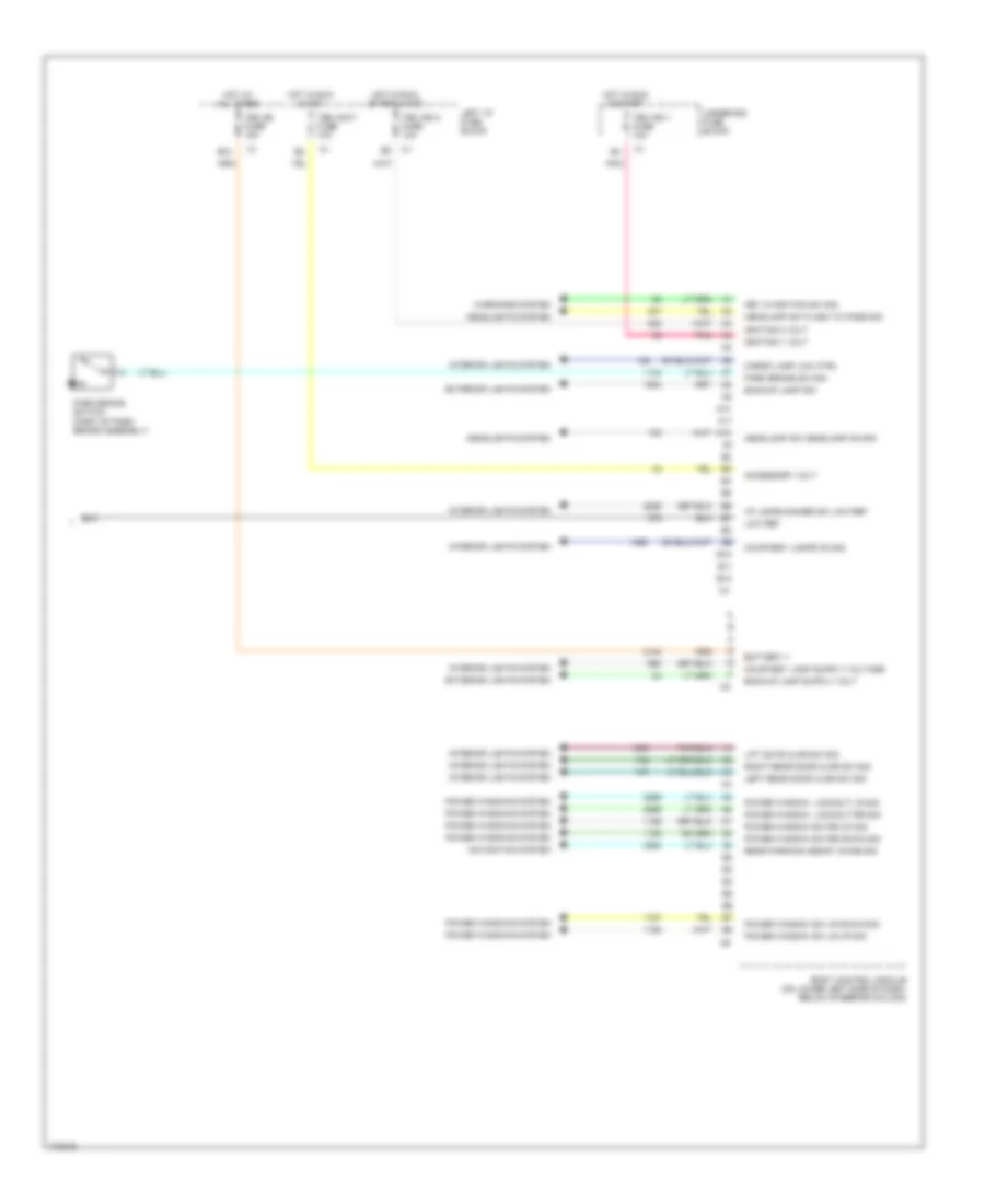 Body Control Modules Wiring Diagram 2 of 2 for Chevrolet Avalanche 2003 1500