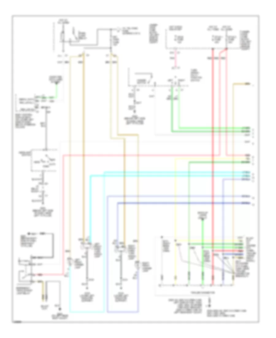 Exterior Lamps Wiring Diagram (1 of 3) for Chevrolet Cab  Chassis Silverado 3500 2006