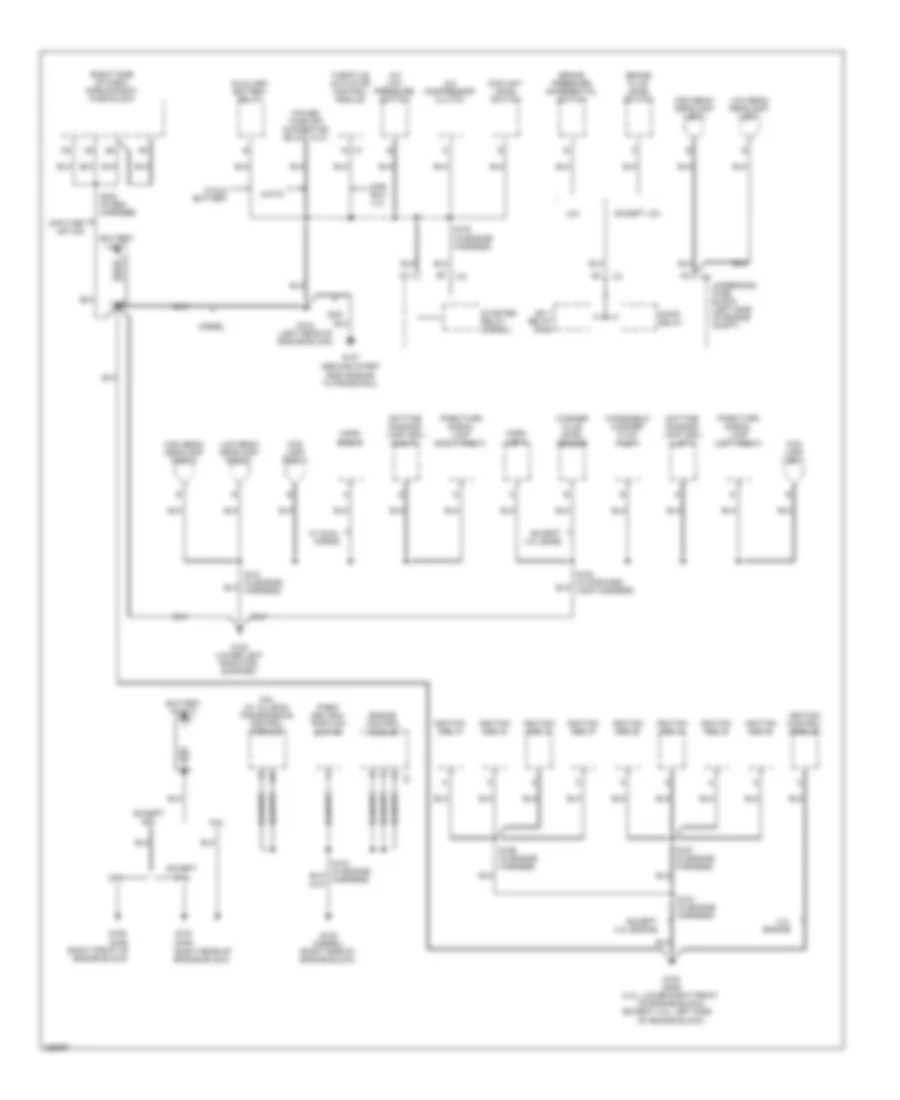 Ground Distribution Wiring Diagram 1 of 4 for Chevrolet Cab  Chassis Silverado 2006 3500