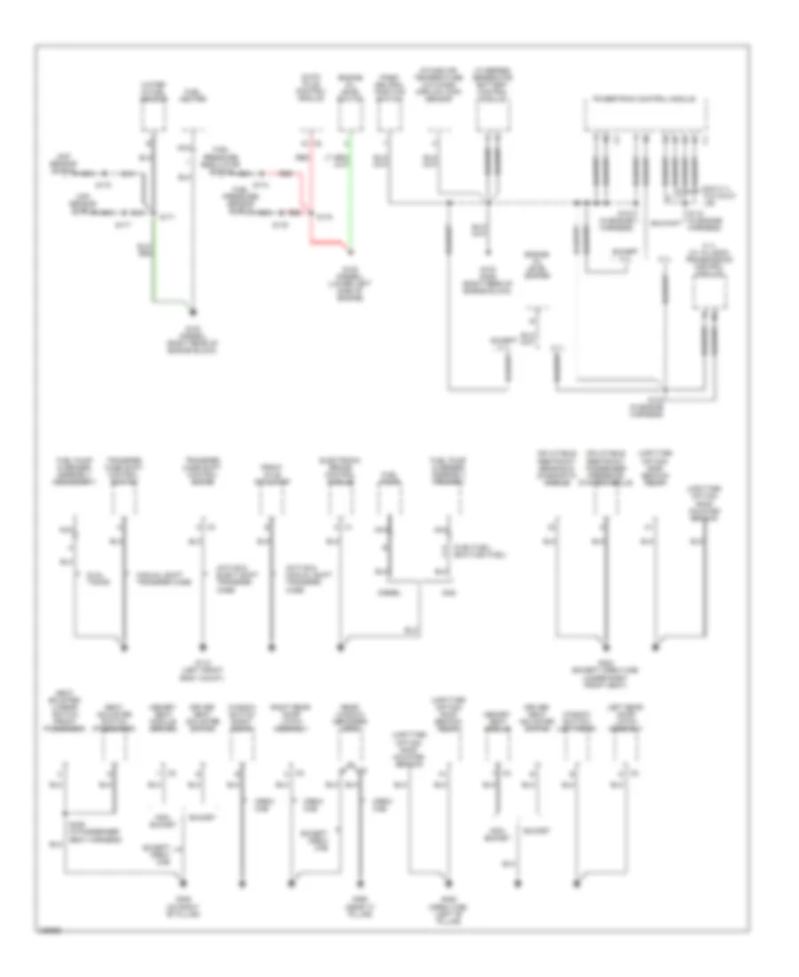 Ground Distribution Wiring Diagram 2 of 4 for Chevrolet Cab  Chassis Silverado 2006 3500