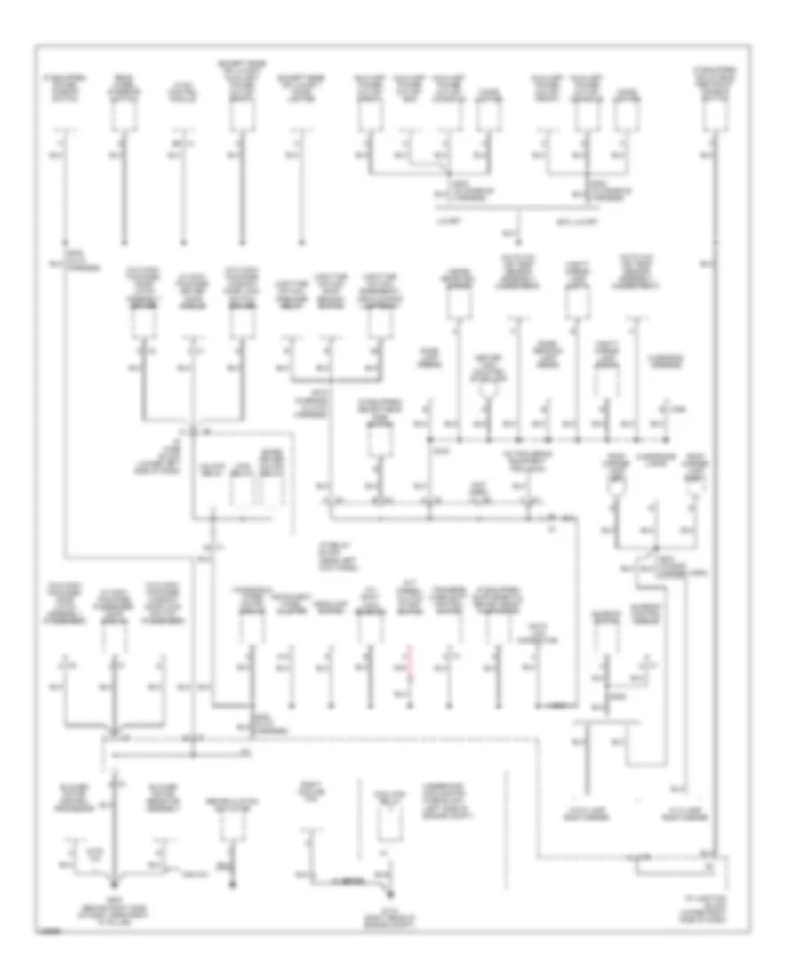 Ground Distribution Wiring Diagram 4 of 4 for Chevrolet Cab  Chassis Silverado 2006 3500