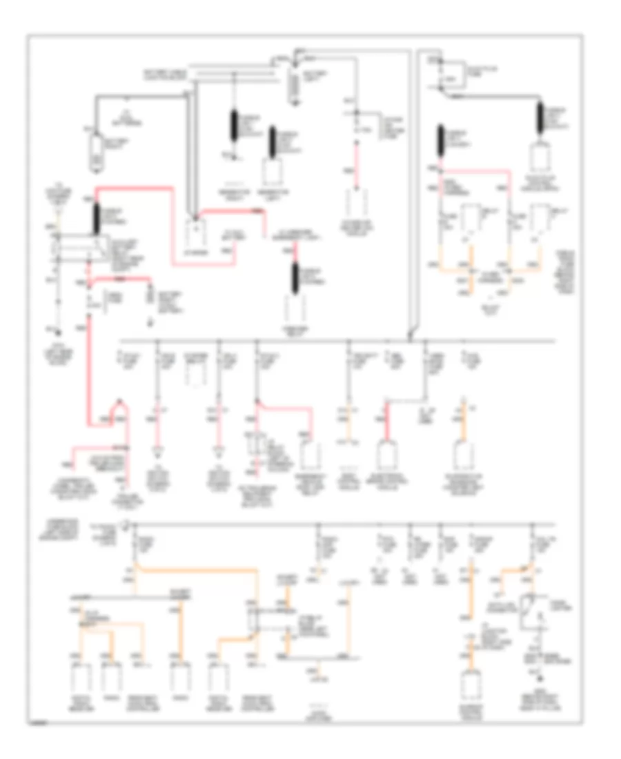 6.6L VIN 2, Power Distribution Wiring Diagram (1 of 5) for Chevrolet Cab  Chassis Silverado 3500 2006