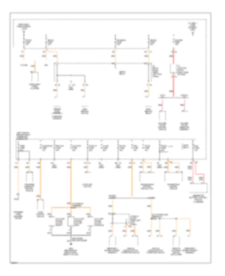 8.1L VIN G, Power Distribution Wiring Diagram (2 of 6) for Chevrolet Cab  Chassis Silverado 3500 2006