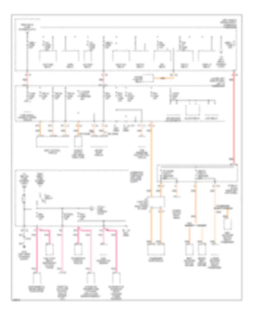 8.1L VIN G, Power Distribution Wiring Diagram (3 of 6) for Chevrolet Cab  Chassis Silverado 3500 2006