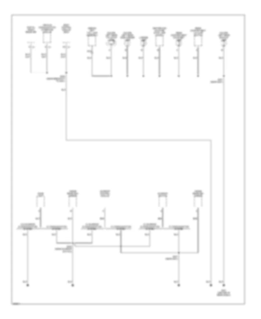 Ground Distribution Wiring Diagram 3 of 3 for Chevrolet Cobalt 2005