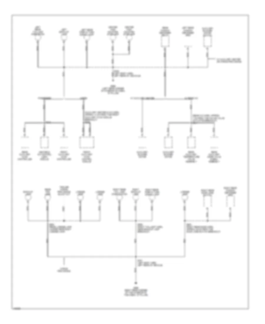 Ground Distribution Wiring Diagram 4 of 4 for Chevrolet Chevy Express G2000 2500
