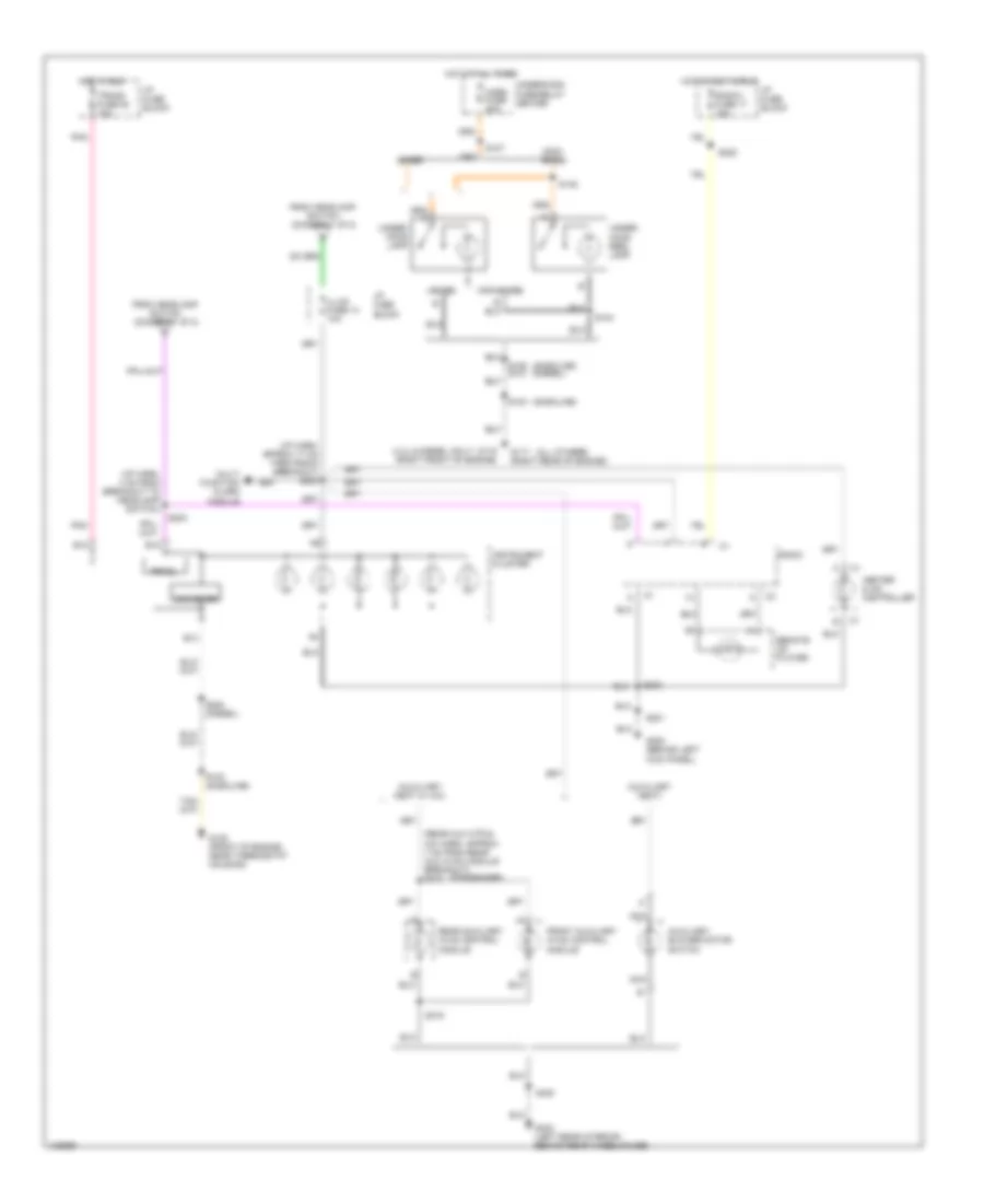 Interior Light Wiring Diagram (2 of 2) for Chevrolet Chevy Express G2500 2000