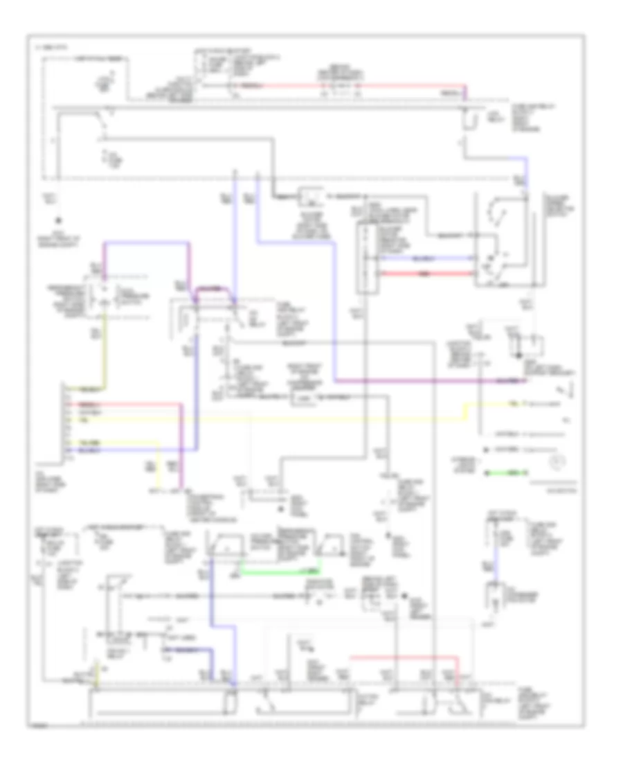 Manual A C Wiring Diagram for Chevrolet Prizm 1999