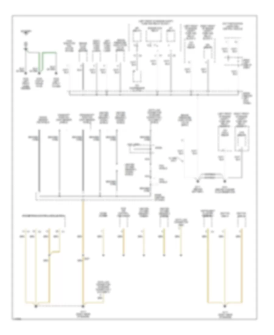 Ground Distribution Wiring Diagram 1 of 3 for Chevrolet Prizm 1999