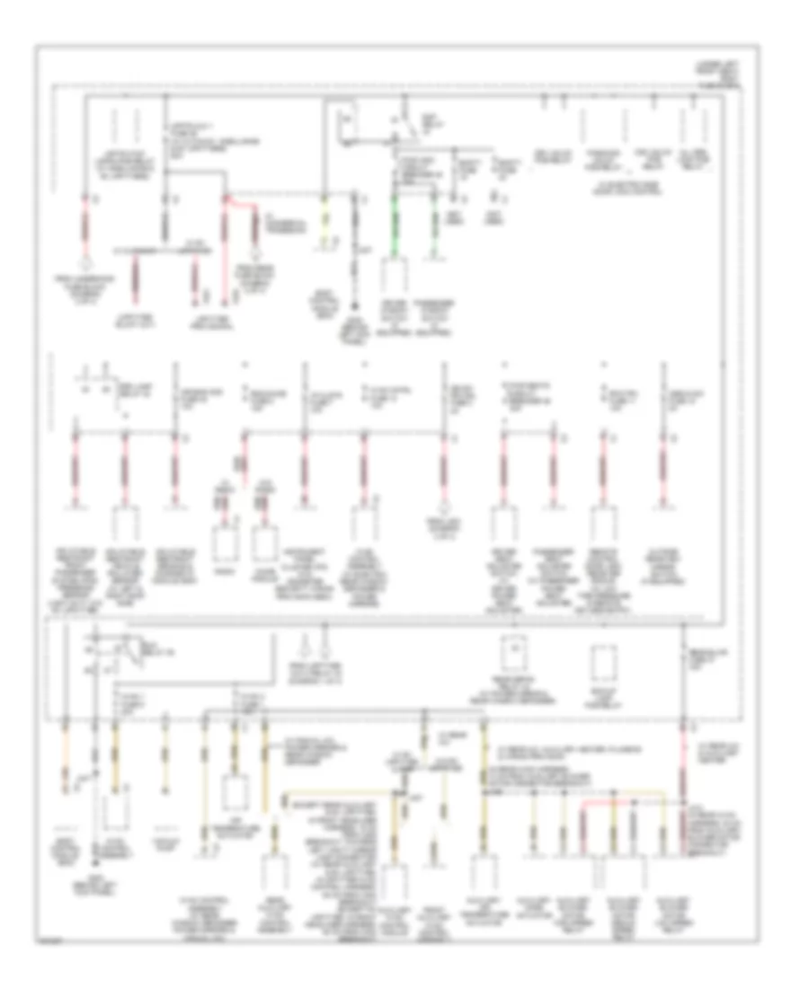6 6L VIN 6 Power Distribution Wiring Diagram 4 of 4 for Chevrolet Cutaway G2009 3500