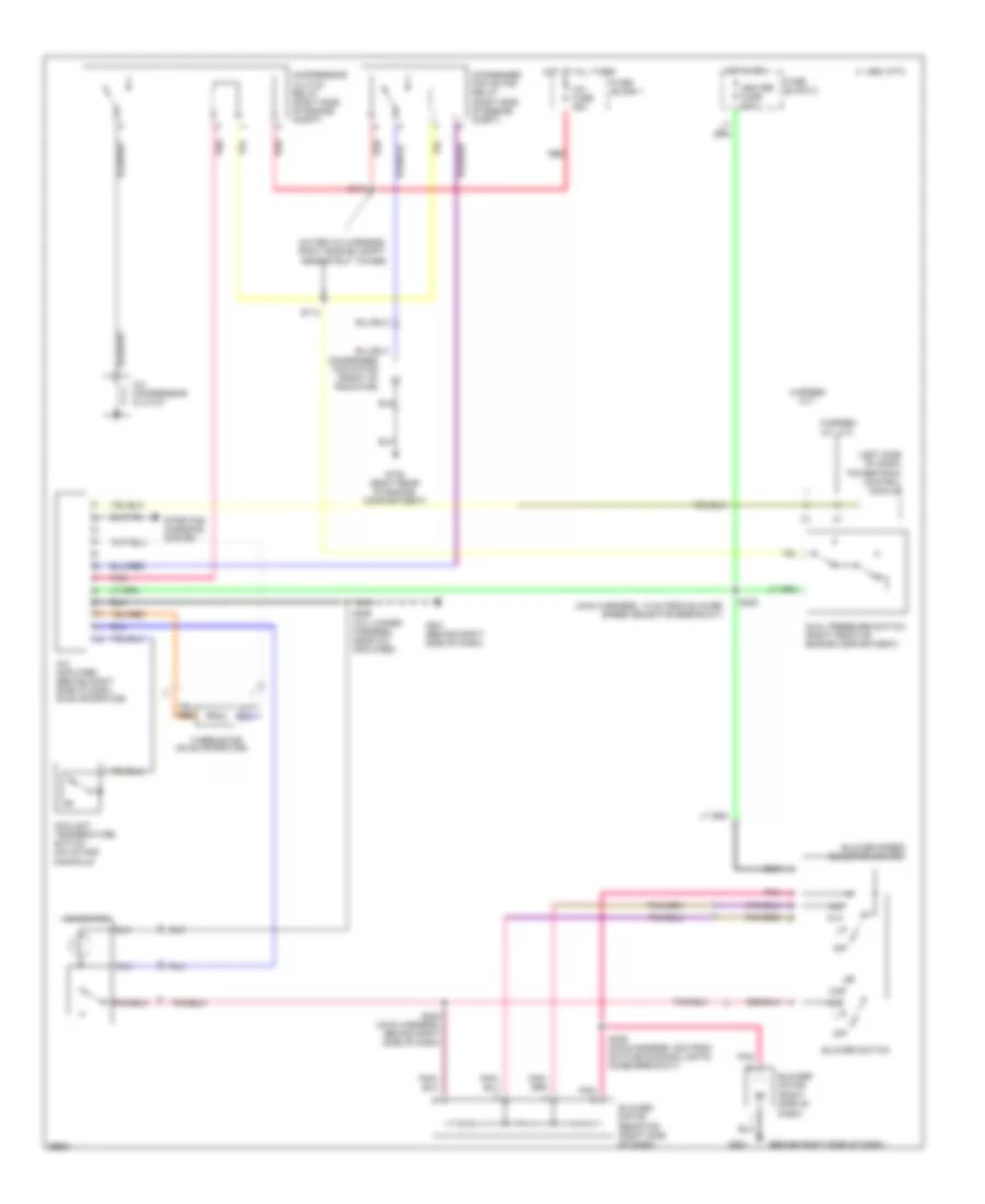 A C Wiring Diagram for Chevrolet Tracker 1998