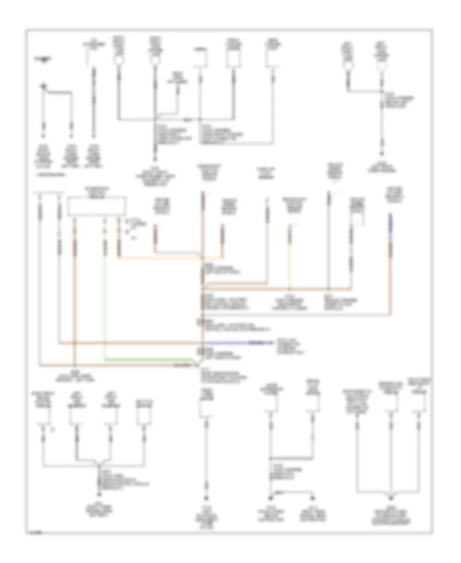 Ground Distribution Wiring Diagram 1 of 3 for Chevrolet Tracker 1998