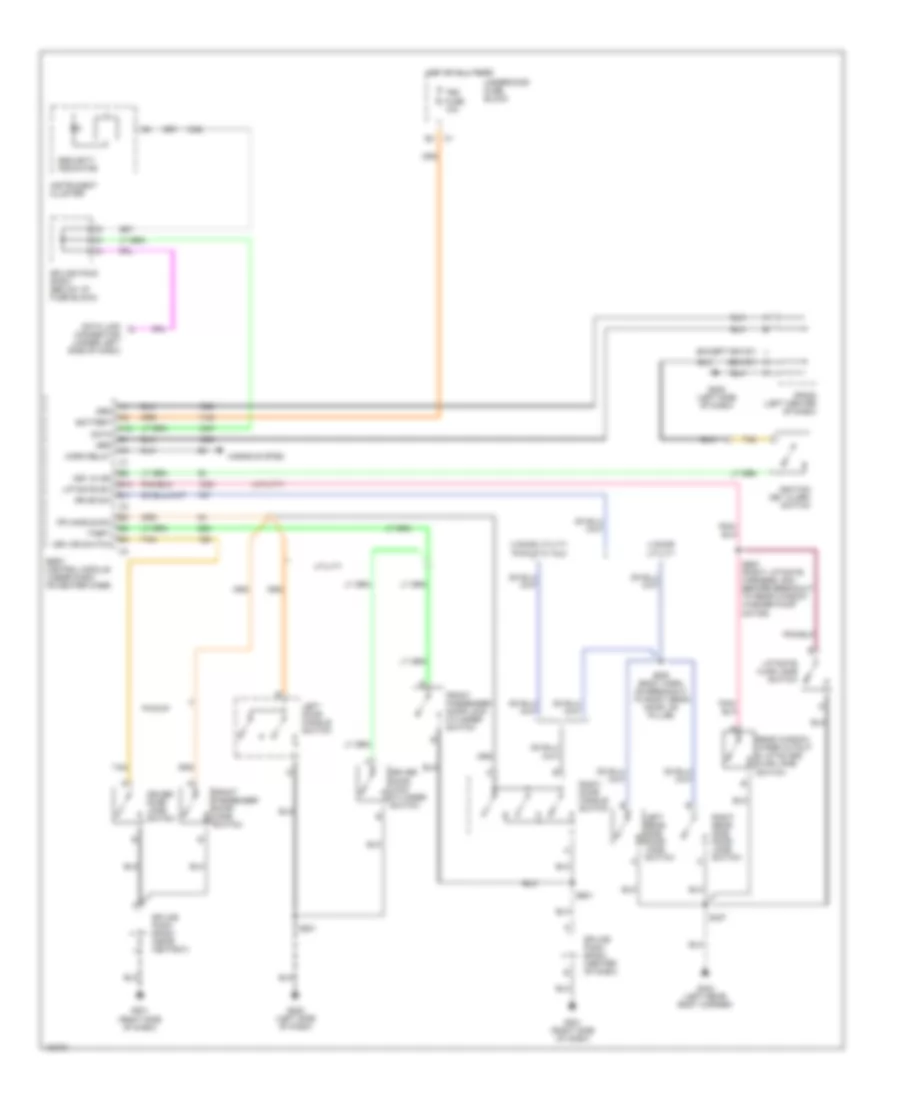 Forced Entry Wiring Diagram for Chevrolet Blazer 2001