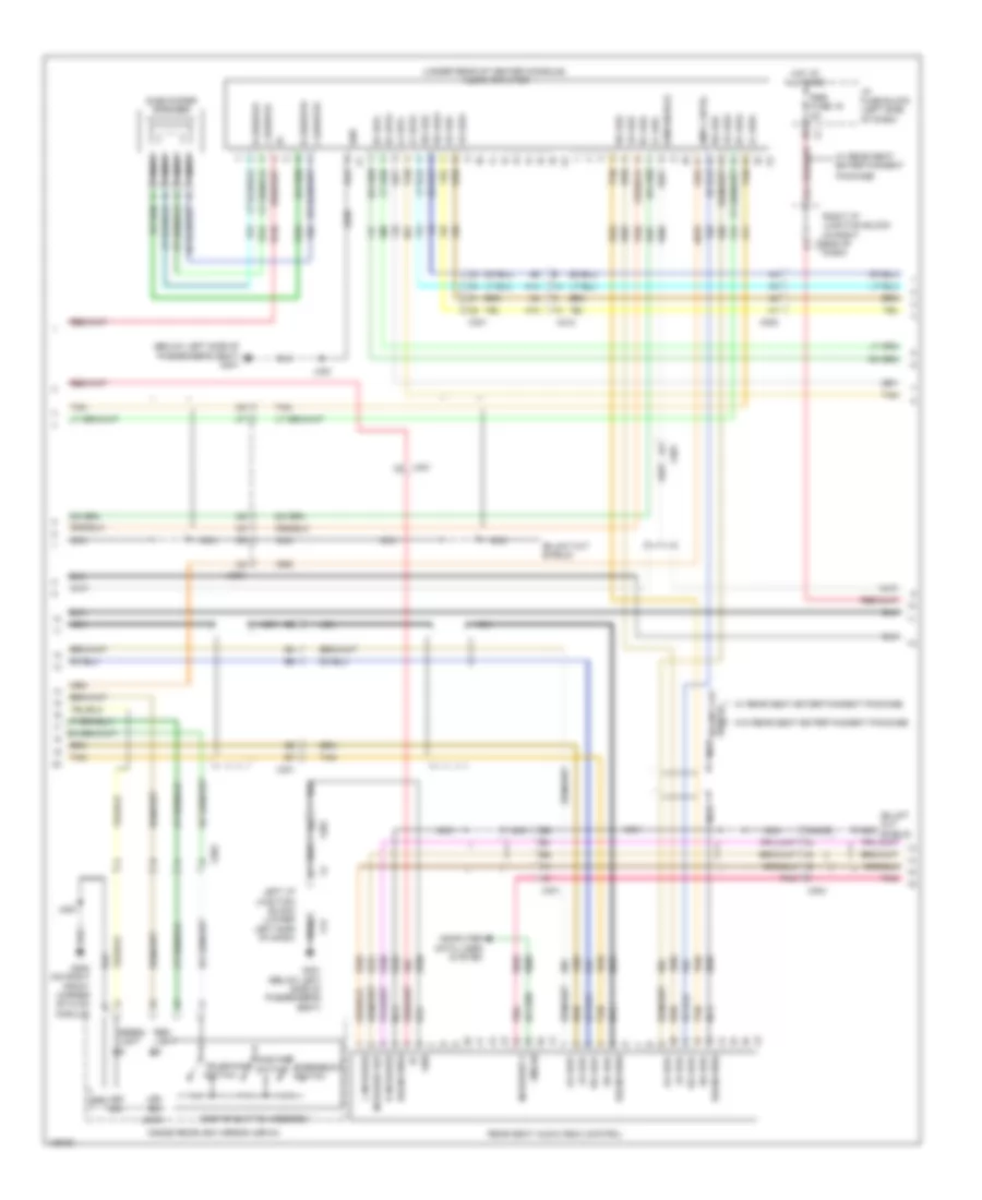 Navigation Wiring Diagram, with UQA, without UYS  Y91 (2 of 3) for Chevrolet Silverado 2500 HD LTZ 2014