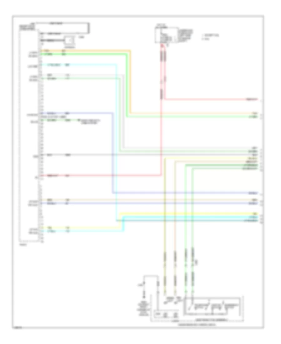 Navigation Wiring Diagram, with UYS without Y91  UQA (1 of 5) for Chevrolet Silverado 2500 HD LTZ 2014