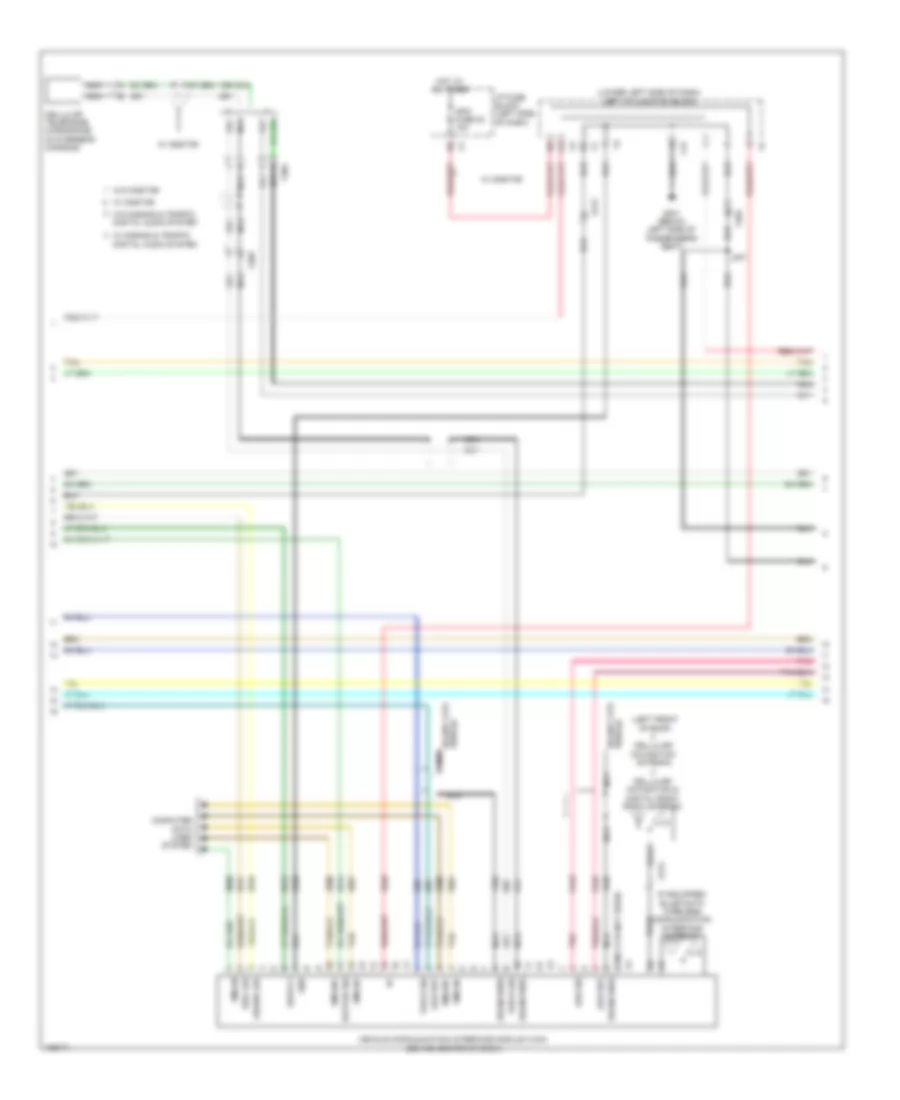Navigation Wiring Diagram, with UYS without Y91  UQA (2 of 5) for Chevrolet Silverado 2500 HD LTZ 2014