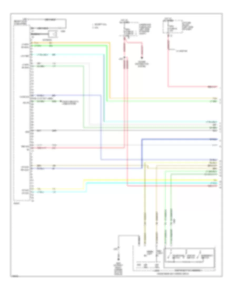 Navigation Wiring Diagram, with UYS, Y91  without UQA (1 of 4) for Chevrolet Silverado 2500 HD LTZ 2014