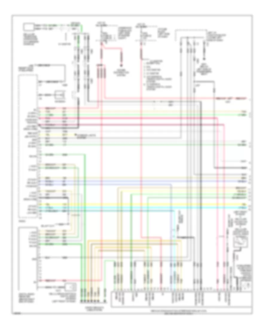 Navigation Wiring Diagram with Y91 without UYS  UQA 1 of 3 for Chevrolet Silverado HD LTZ 2014 2500