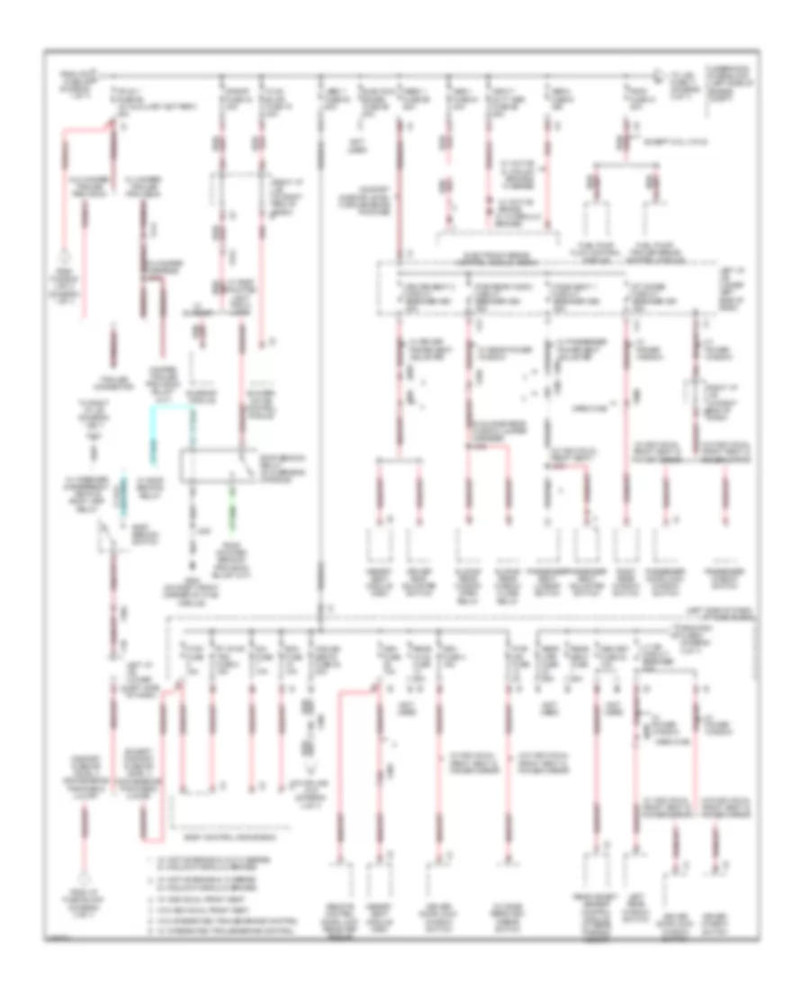 6 0L VIN B Power Distribution Wiring Diagram 2 of 7 for Chevrolet Silverado HD LTZ 2014 2500