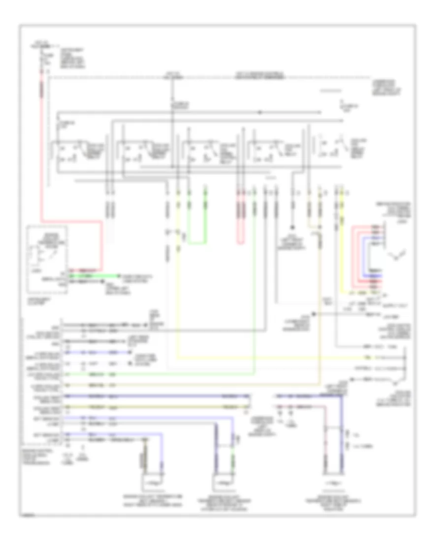 Cooling Fan Wiring Diagram for Chevrolet Cruze LS 2014