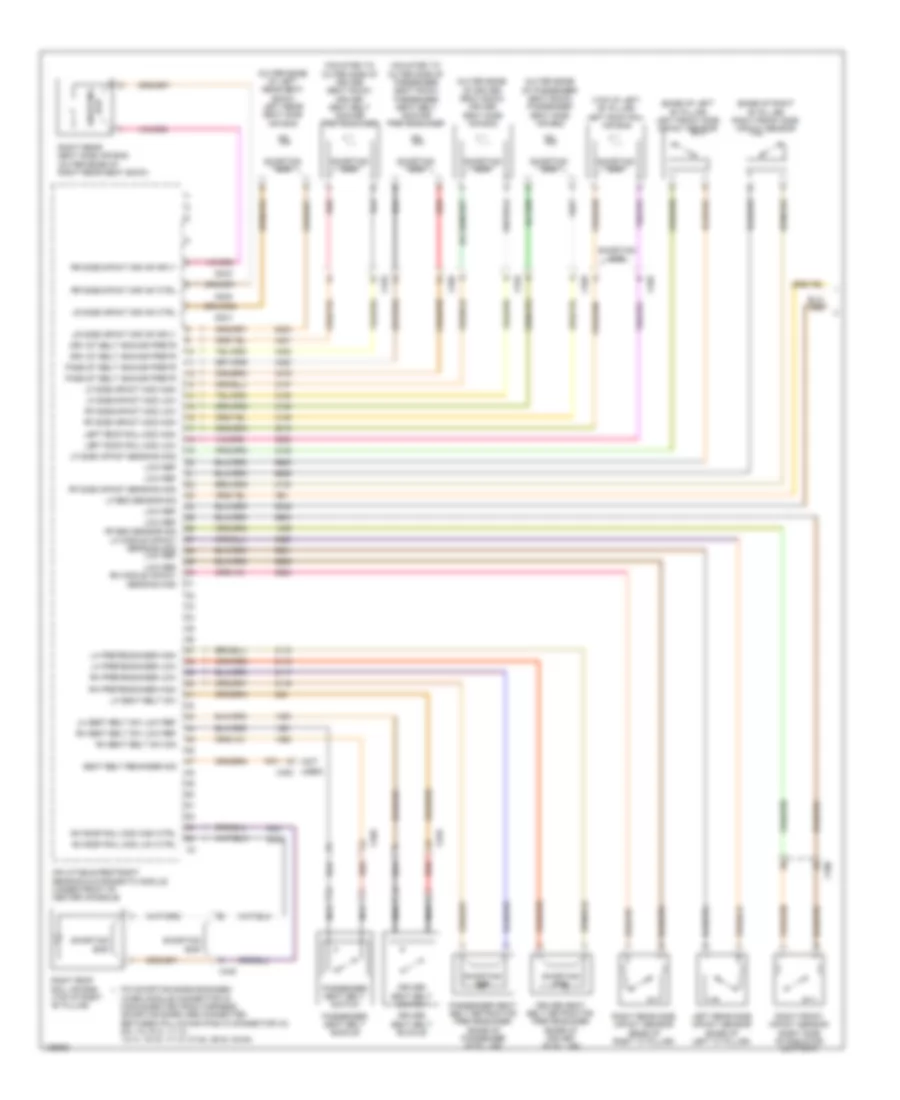 Supplemental Restraints Wiring Diagram 1 of 2 for Chevrolet Cruze LS 2014