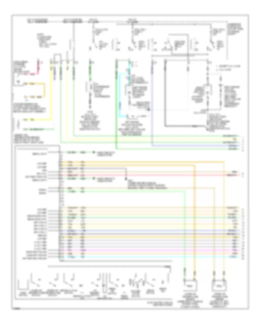 Automatic AC Wiring Diagram (1 of 2) for Chevrolet Malibu LTZ 2008