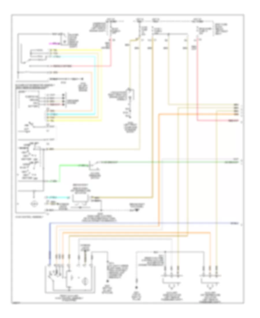 Manual AC Wiring Diagram, Cargo Van (1 of 3) for Chevrolet Chevy Express G1500 2006