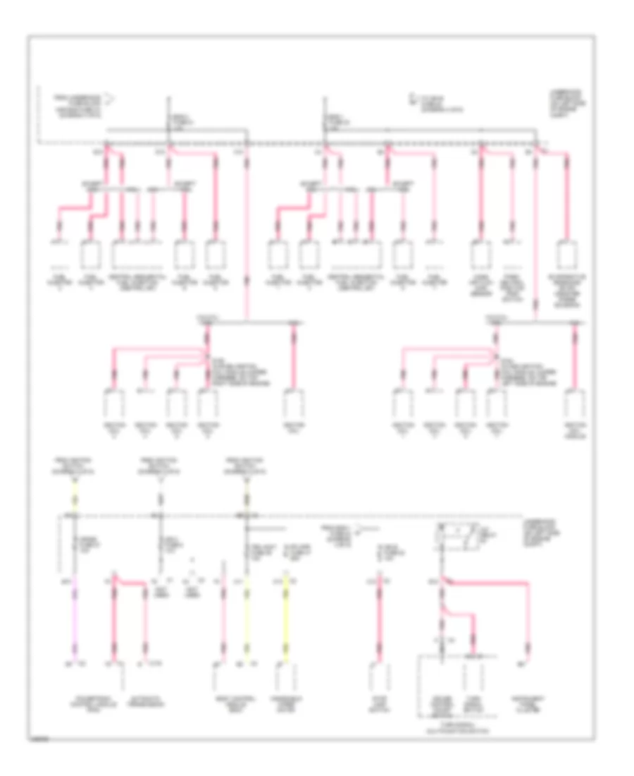 Power Distribution Wiring Diagram 4 of 6 for Chevrolet Chevy Express G2006 1500