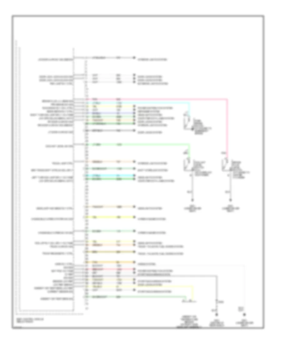 Body Control Modules Wiring Diagram 1 of 4 for Chevrolet Cobalt LS 2005