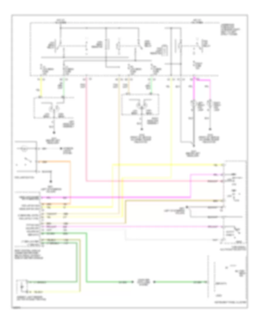 Headlights Wiring Diagram for Chevrolet Cobalt LS 2005