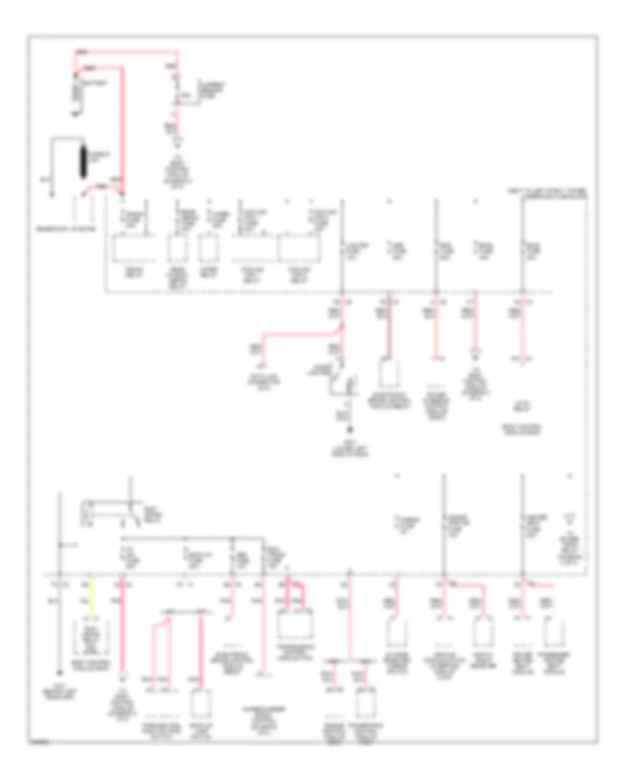 Power Distribution Wiring Diagram 1 of 3 for Chevrolet Cobalt LS 2005